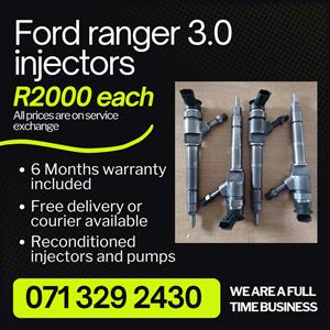 FORD RANGER 3.0 INJECTORS FOR SALE WITH WARRANTY 