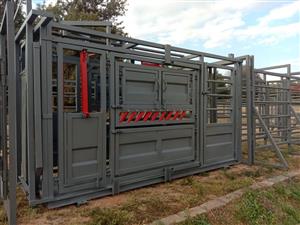 Cattle work/weigh crate