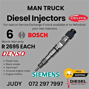 MAN Truck Diesel Injector for sale on service exchange or to recon