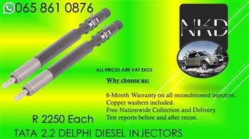 TATA  XENON 2.2 DIESEL INJECTORS FOR SALE ON SERVICE EXCHANGE 