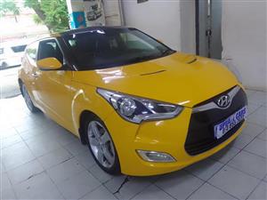 2014 Hyundai Veloster 1.6 Automatic, Petrol, Yellow, reverse camera, reverse sensor, leather