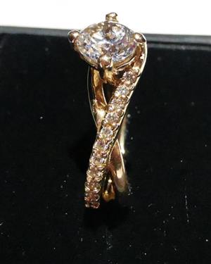18ct Rosegold engagement ring 