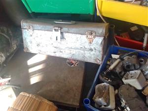 Gerry fuel cans and tool boxes