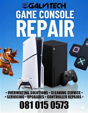 Game Console and Controller Service, Cleaning & Repairs