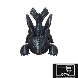 Toothless Dragon Toy Crouching