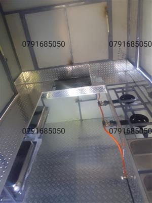 Mobile kitchen trailer