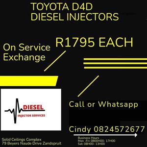 TOYOTA D4D DIESEL INJECTORS