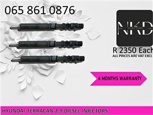 HYUNDAI TERRACAN DIESEL INJECTORS RECONDITION OR BUY NEW