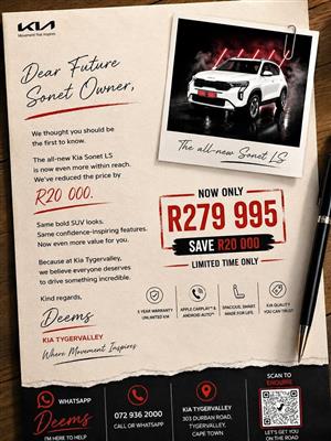 2026 Kia Sonet LS 