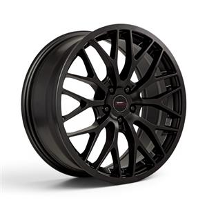 17″ A-Line Zenith 5/120 Silk Black Flow Forming Alloy Wheels