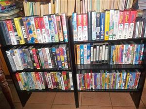 DVDs and vhs tapes movies