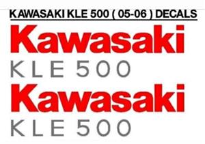 2005 - 06 Kawasaki KLE 500 decals stickers/ vinyl graphics