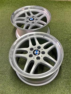 17 INCH BMW MPARALLEL DESIGN RIM SET NARROWS/WIDES