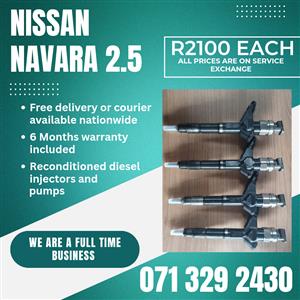 NISSAN NAVARA 2.5 INJECTORS FOR SALE WITH WARRANTY INCLUDED 