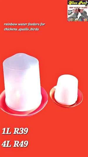 Water feeders for poultry