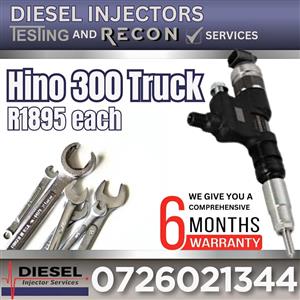 Hino 300 Truck diesel injectors for sale