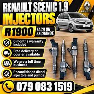 RENUALT SCENIC 1.9 INJECTORS FOR SALE 