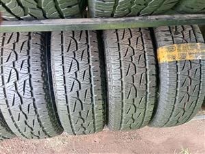 5x Bridgestone Tyres As New 18 bakkie