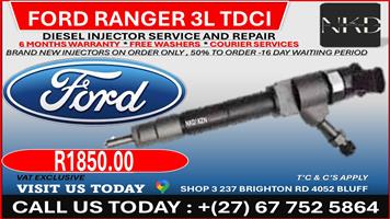 Ford Ranger 3.0L TDCI Diesel Injectors on Recondition