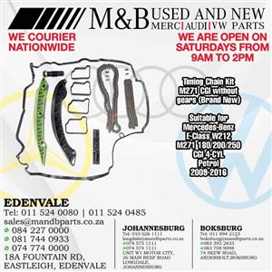 Timing Chain Kit M271 CGI without gears (Brand New) Suitable for Mercedes-Benz E-Class W212