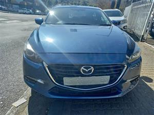 MAZDA 3 1.6 2021 BLUE MANUAL PETROL LEATHER INTERIOR