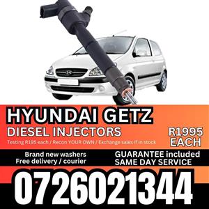 Hyundai Getz diesel injectors for sale on exchange or to recon yours