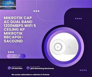 Mikrotik cAP wifi AP and Mikrotik CRS328 PoE switches