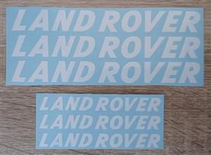 Land Rover brake caliper stickers decals 2