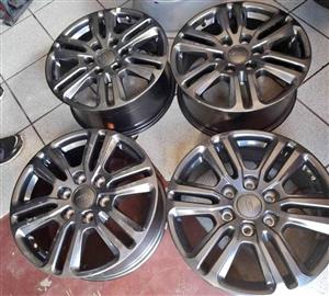 18 inch Ford Ranger Wildtrack original mags set