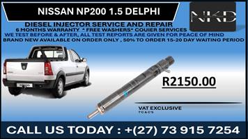Nissan Np200 1.5L Diesel Injectors 