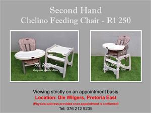 Second Hand Brown Chelino Feeding Chair 