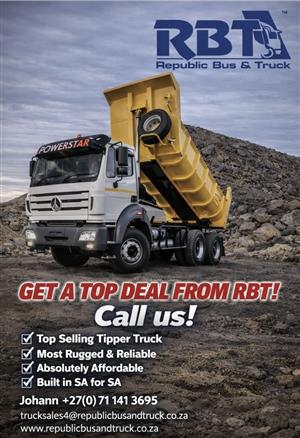 NEW POWERSTAR VX 2628 TIPPER TRUCK
