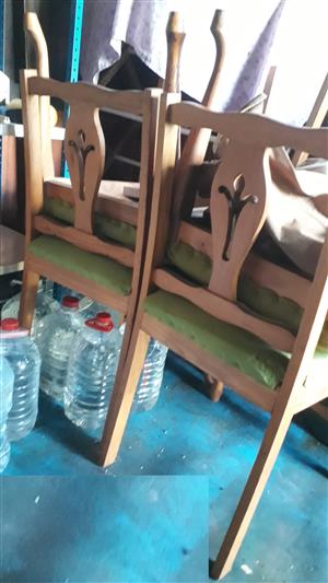 OAK CHAIRS for sale as is