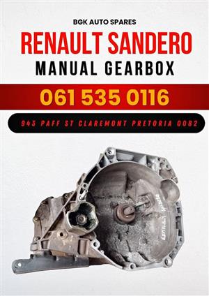 Renault Sandero 900T manual gearbox 