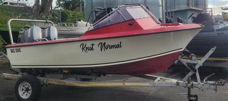 ACE CRAFT 17 FT ON TRAILER 