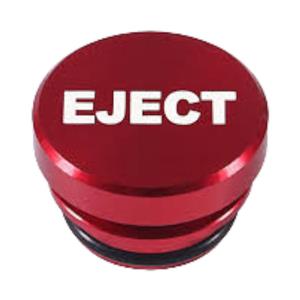 Universal Eject Button for Cigarette Lighter Cap (Red)