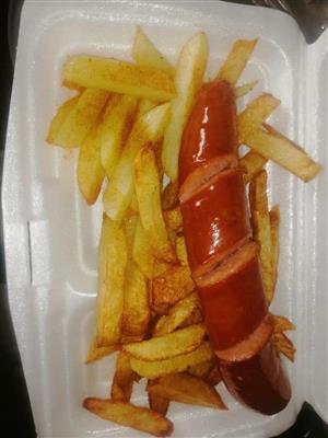 Take aways in front of Paynters DIY in Moot street, Hercules
