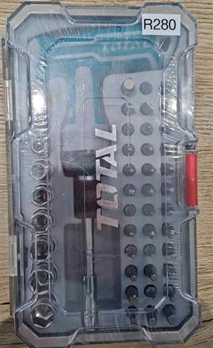 Brand New Total Tools 47 Piece T-handle Wrench Screwdriver Set