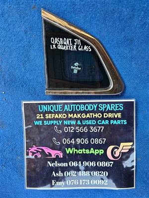  Left Quarter Glass for Nissan Qashqai J11