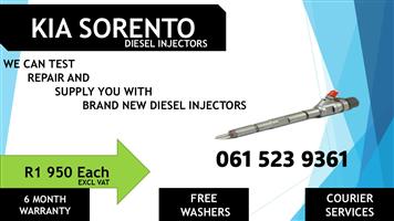 DIESEL INJECTORS FOR KIA SORENTO FOR SALE 