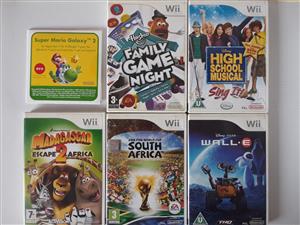Wii Games. Assorted. Please see the pictures or WhatsApp me for actual list.