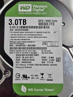 Western Digital Caviar Green 3.0TB Internal Hard Drive