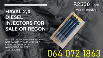 DIESEL INJECTORS - HAVAL 2,0 FOR SALE - RECON 