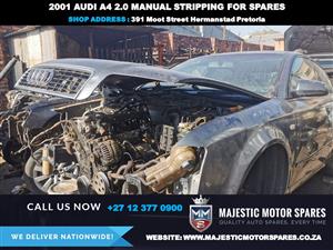 2001 A4 2.0 manual stripping for quarter section for sale