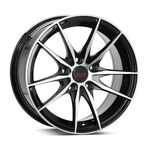 15″ SSW S289 5/100 Black with Polished Face Alloy Wheels