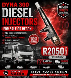 DYNA 300 DIESEL INJECTORS FOR SALE