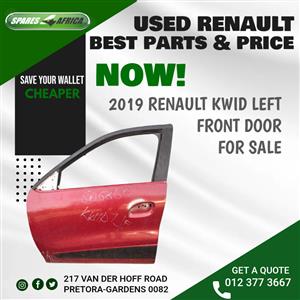 2019 RENAULT KWID LEFT FRONT DOOR 