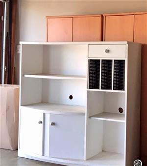 TV Unit with draws and CD rack