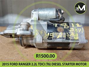 2015 FORD RANGER 2.2L TDCI (T6) DIESEL STARTER MOTOR