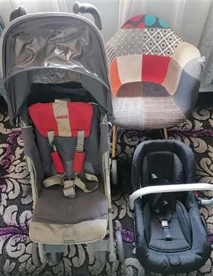 McLaren Multifunction reclining stroller & FREE CAR SEAT for sale  Durban - Berea